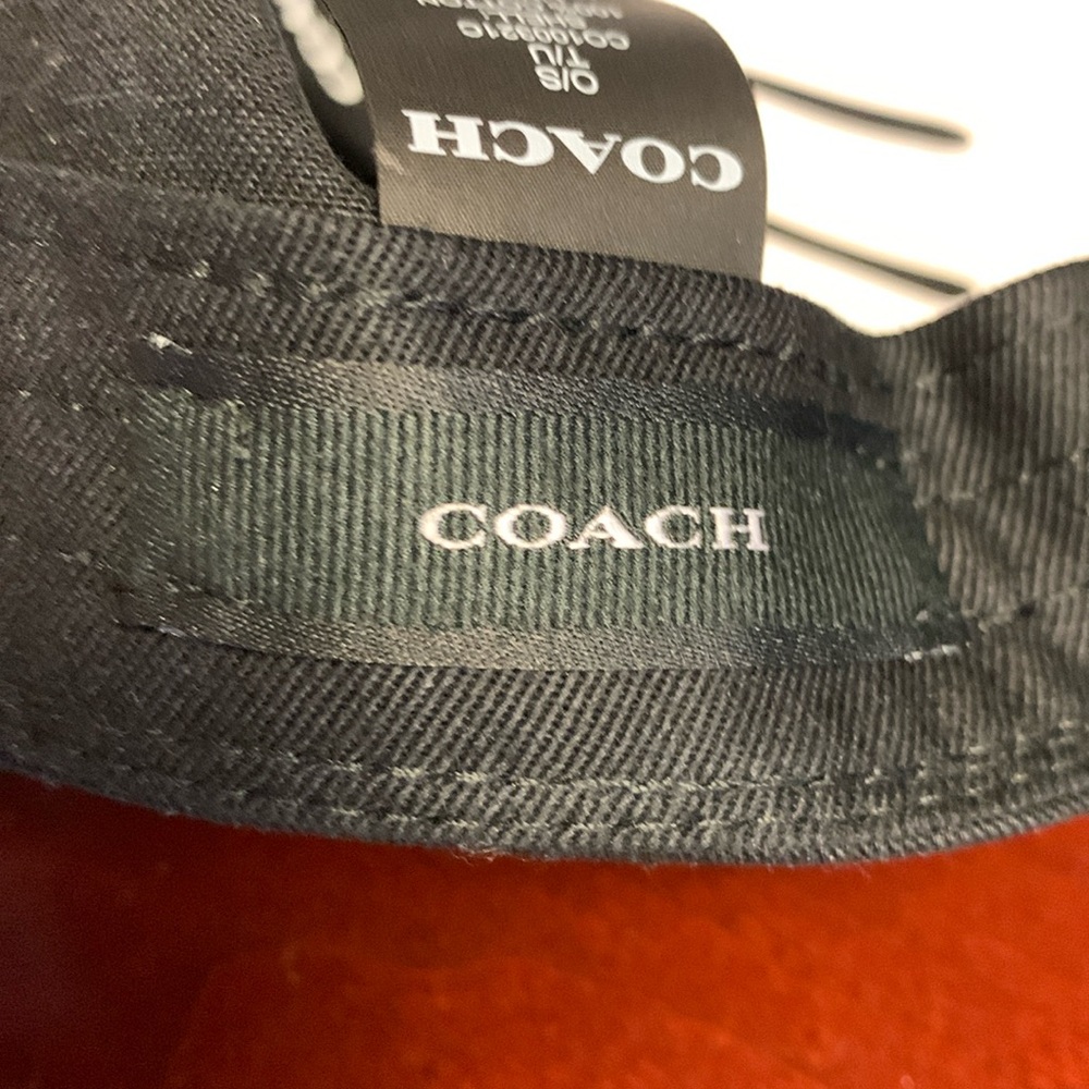 COACH 🧢 EMBROIDERED BASEBALL SPORT RED BALLER HAT CAP 🧢 UNISEX - Picture 10 of 10